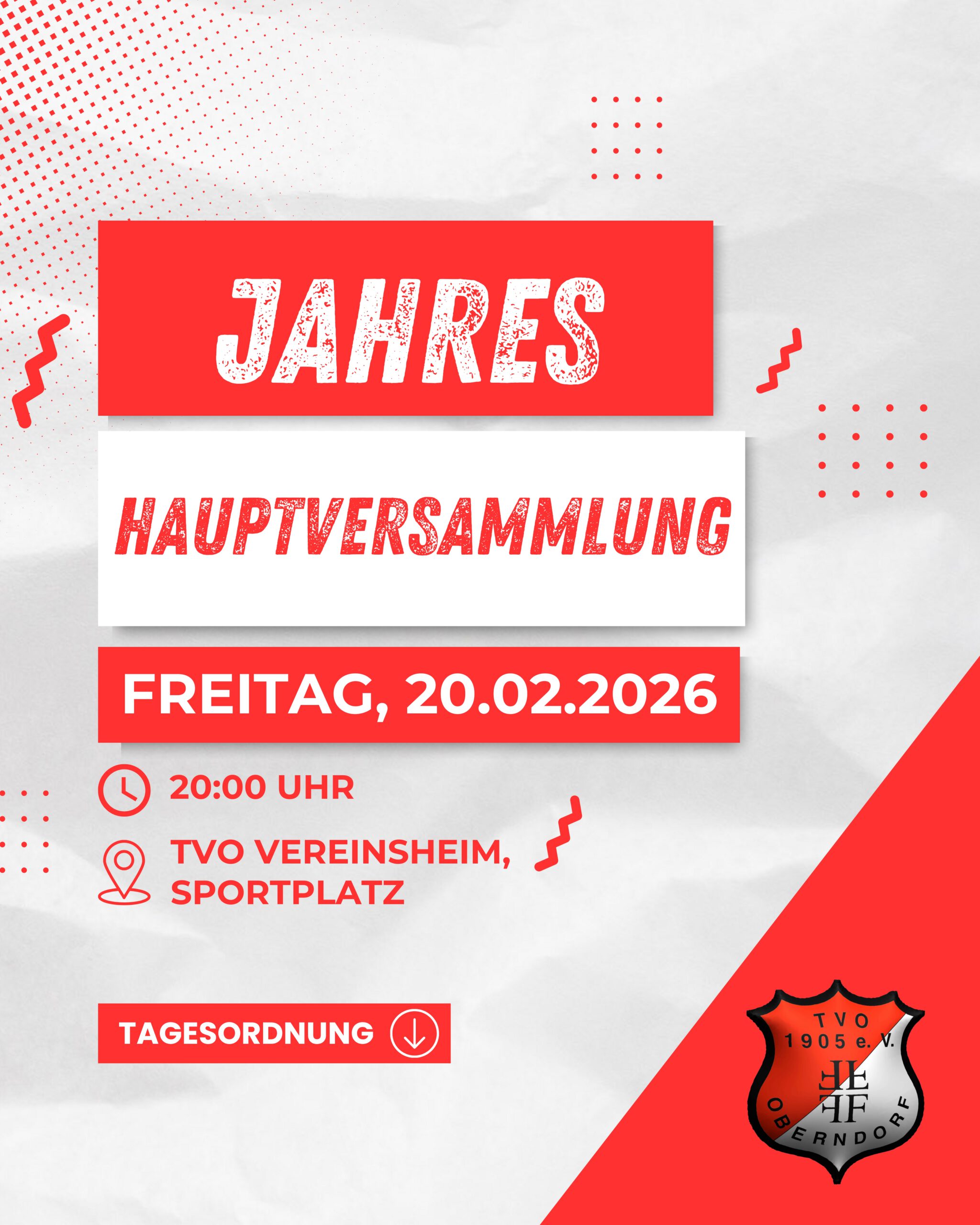 Du betrachtest gerade Einladung zur JHV 2026