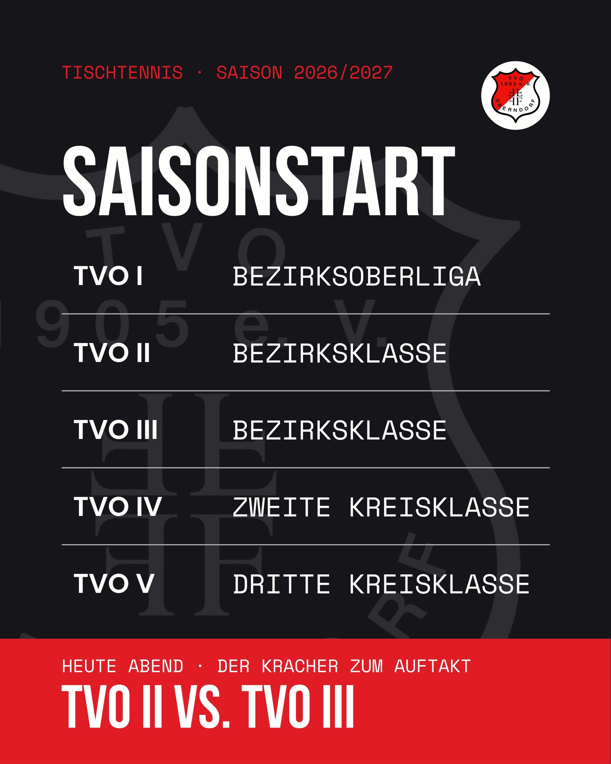Du betrachtest gerade Saisonstart 2026/2027 im Tischtennis